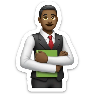 A deacon professor CEO  sticker