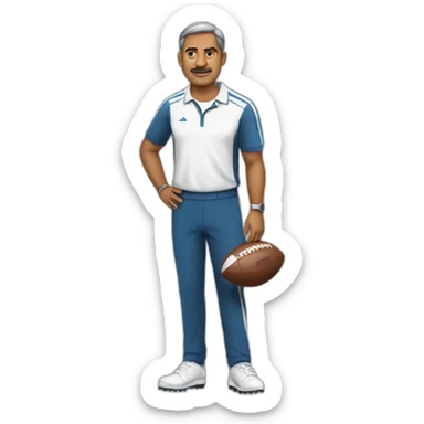 Indian Football Coach sticker