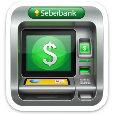 atm sberbank sticker