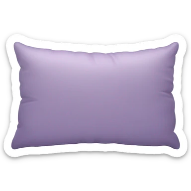 light purple pillow sticker
