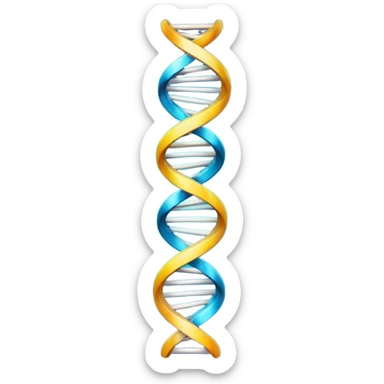 Have fun with a DNA helix sticker