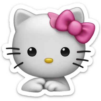 hello kitty  sticker