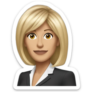 Brigitte Macron sticker