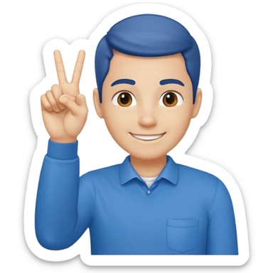 okie dokie emoji, happy face, double OK hand gesture sticker