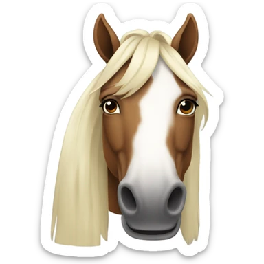 Horse woth horna sticker