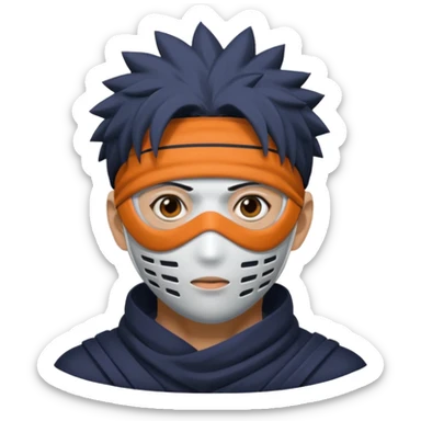 OBITO with mask sticker