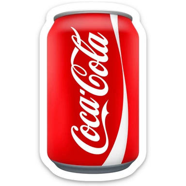 A cola can sticker