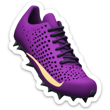 Track spikes sticker