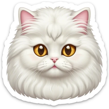 Persian cat send love sticker