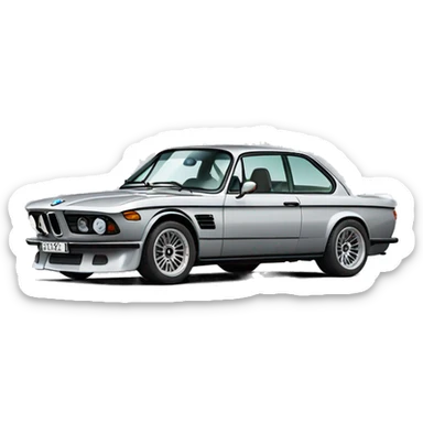 Nardo grey bmw csl  sticker