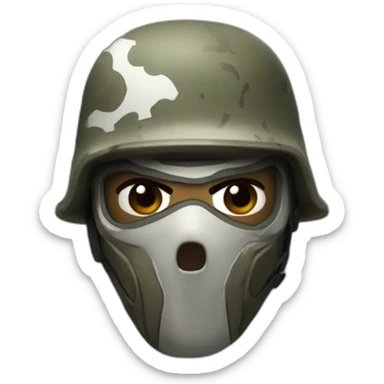 Call of duty skin ghost sticker