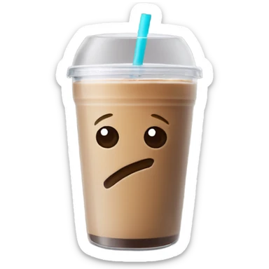 Iced coffee in Simple Modern tumbler sticker