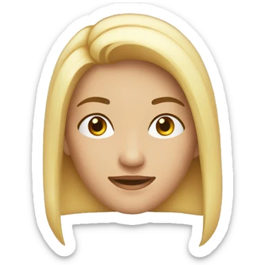 4 dedos na frente do rosto  sticker