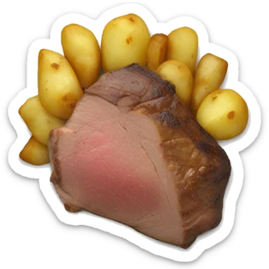 chuck roast with potatoes sticker