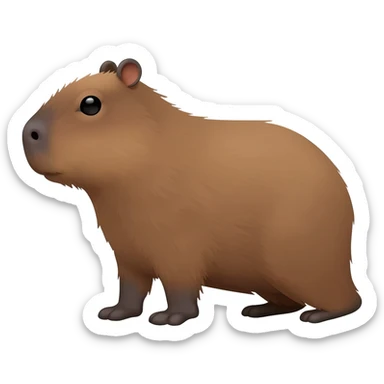 Capybara sticker