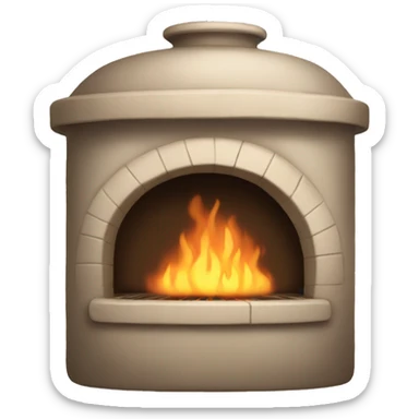 pottery oven sticker