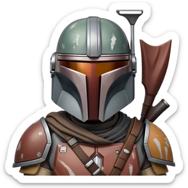 Mandalorian this is the way. Not Bobba Fett. sticker