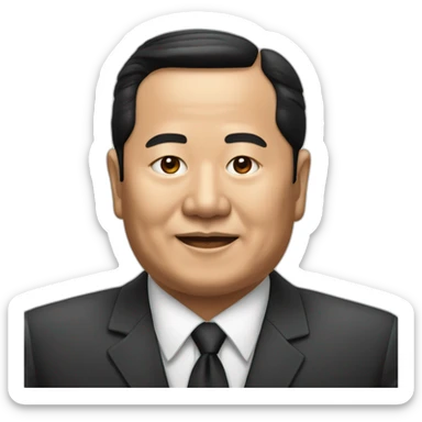 President soeharto gym miscle sticker