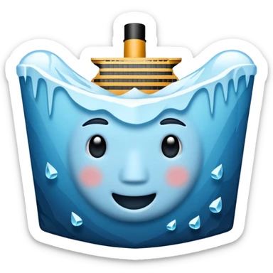 titanic emodji sticker
