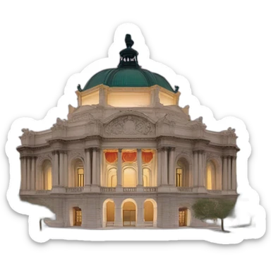 Palacio de bellas artes sticker