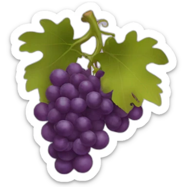 Dionysus crown of grapes sticker