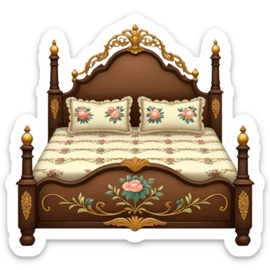 vintage aesthetic bed sticker