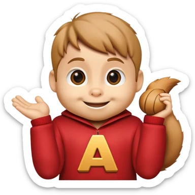 Alvin and the chipmunks emoji  sticker