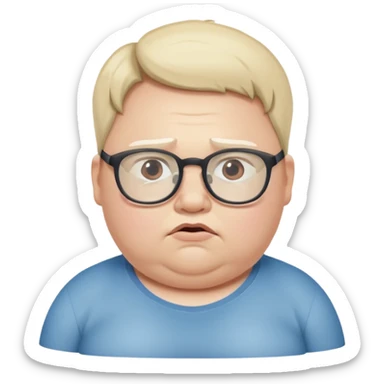 Fat slob dying from Diabetes. sticker