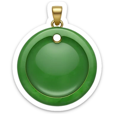jade pendant sticker