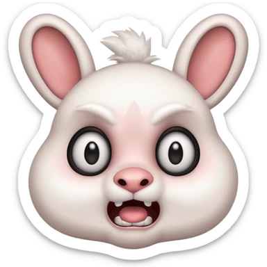 Lapin Cretin sticker