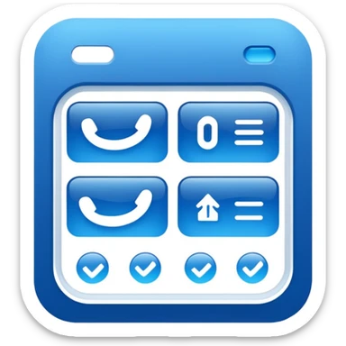 app interface window with drag-and-drop elements sticker