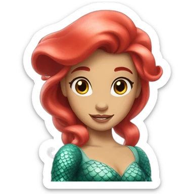 The little mermaid sticker