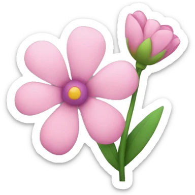 Flower sticker
