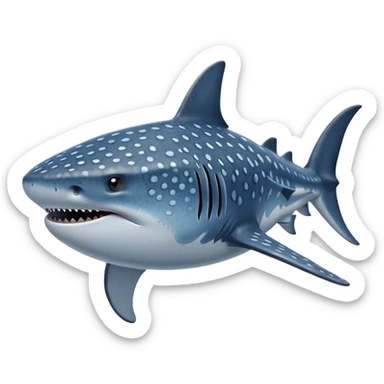 Whale shark sticker