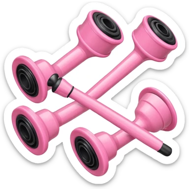 Set of curlers sticker