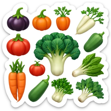 Veg name  sticker