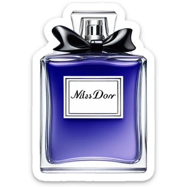 Miss Dior pefume periwinkle  sticker