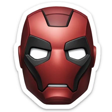 Iron Man but Deadpool version sticker