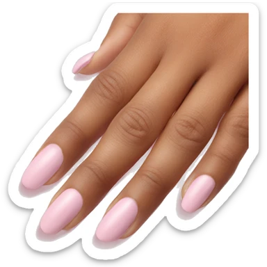 Light pink nails sticker