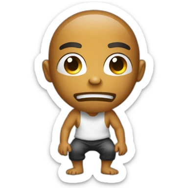 Chat qui fait des squats sticker