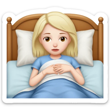 Chica Enferma  sticker