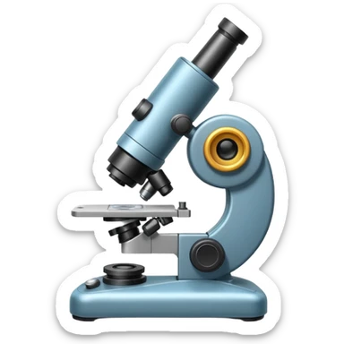microscope precision science sticker