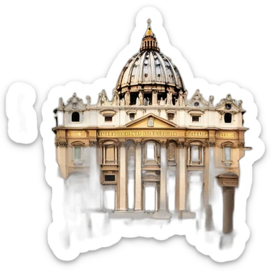 St. Peter Basilica Vatican  sticker
