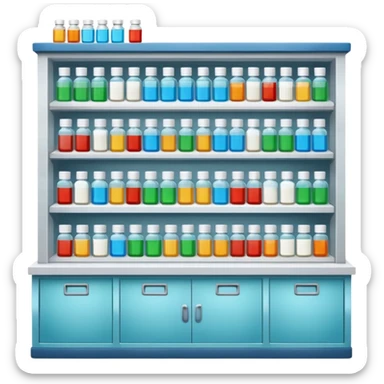 Please create an image of the pharmacy.
Dugstore, Pharmacy. There's no writing on it
Just an image that can show that it's a pharmacy sticker