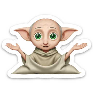 Dobby the house elf puppet sticker