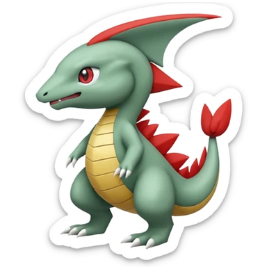 Inteleon-Bisharp-Pokémon-Fusion, full body sticker