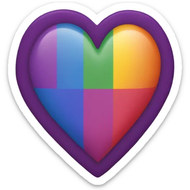 lgbtq hearts sticker