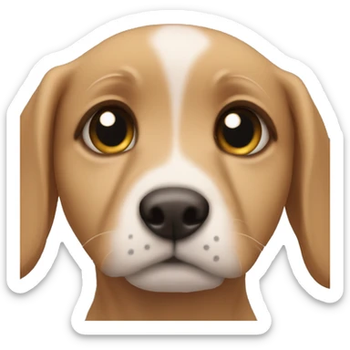 puppy eyes sticker