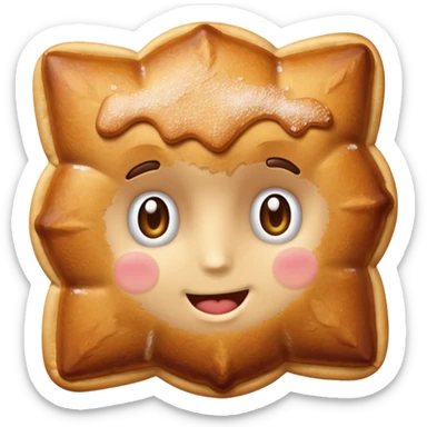 kurtoskalacs típicas dessert sticker