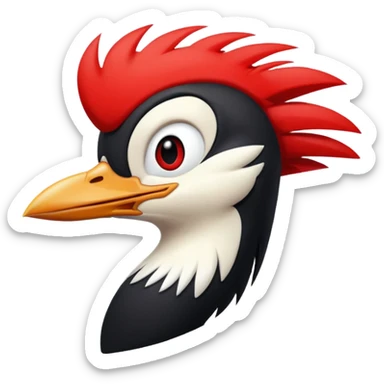 Woody woodpecker sticker